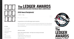 Desktop Screenshot of ledgerawards.org